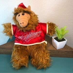 ALF Puppet Vintage 1988 Burger King Toy BK Hand Puppet Alien Life Form Baseball